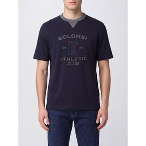 Brunello Cucinelli Men Brunello Cucinelli Printed Short-Sleeved Cotton T-Shirt
